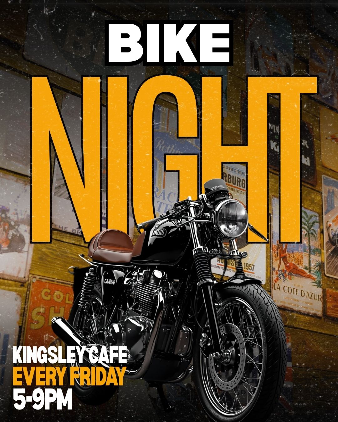 new bike night poster